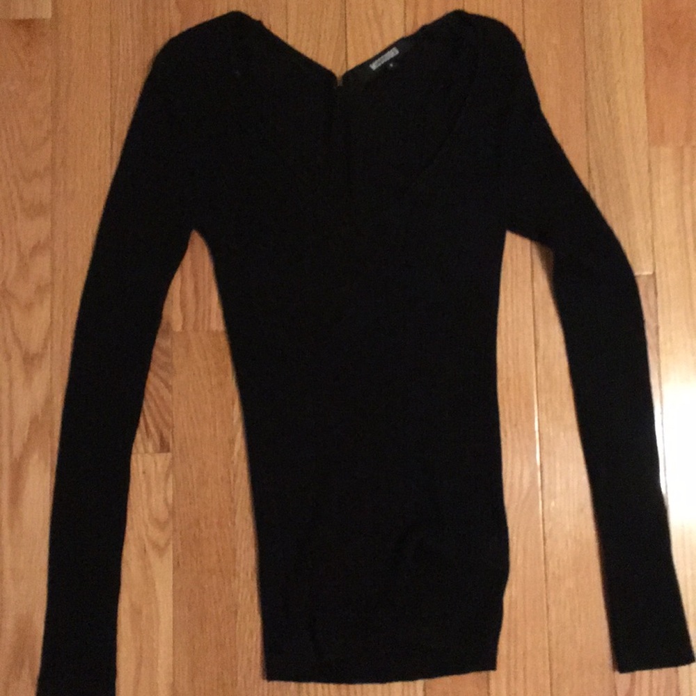 Misguided black top blouse
